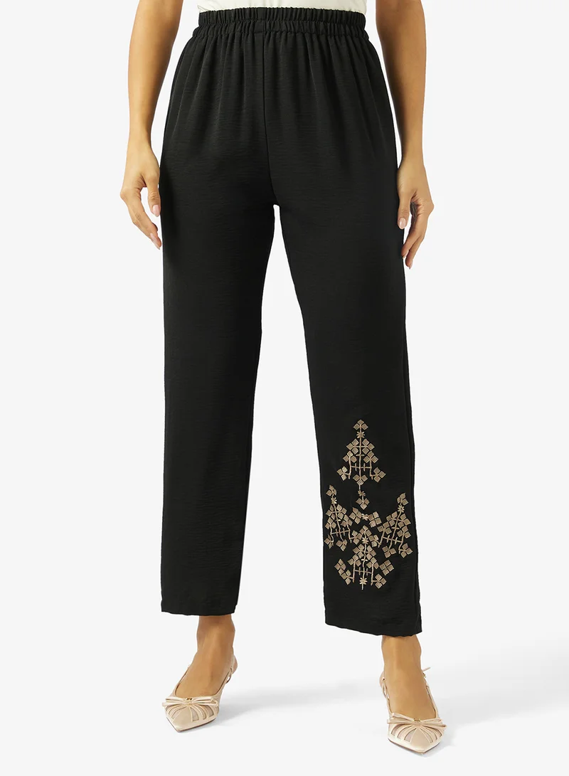 hayas closet  Embroidered Shirt & Pant Co-ord for Women | Best Price UAE